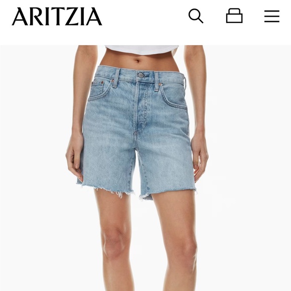 Denim Forum Pants - Denim Forum The YOKO mid-thigh short